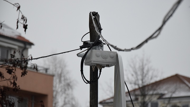 Antennenschalter für die Dipole und CobWebb-Antenne