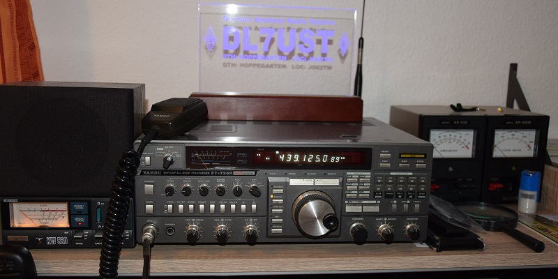 UKW-Heimstation war viele Jahre ein Yaesu FT-736R.