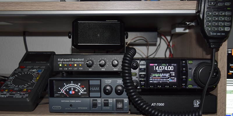 Als UKW-Station arbeitet jetzt ein IC-7000 auf 2m/70cm.