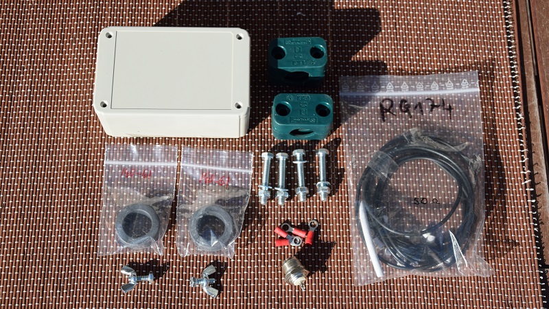 Teile für Anpassbox mit BalUn