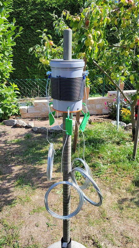 Das Herzstück bildet ein 30 cm langes HTM-Rohr