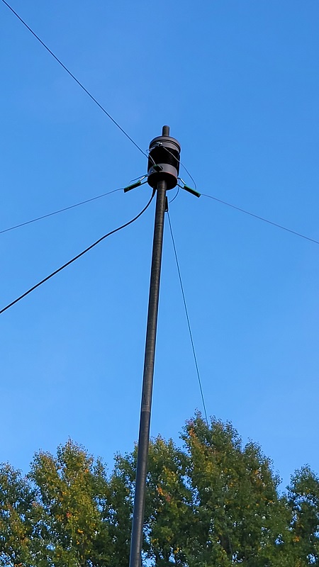 Das Speisekabel an der BNC-Buchse