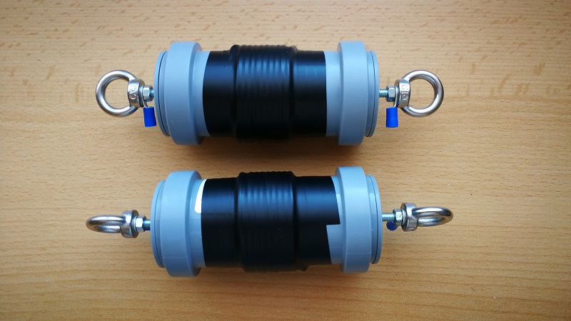 Die fertig aufgebauten Traps für 10.1 MHz