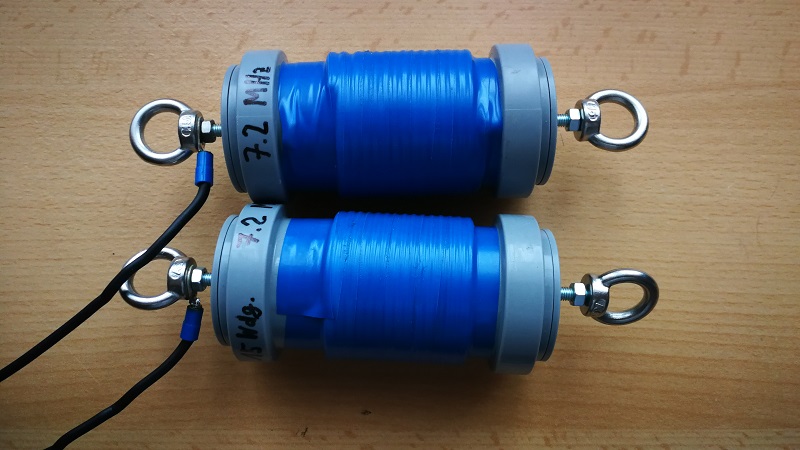 Zweites Paar Traps für 7.2 MHz