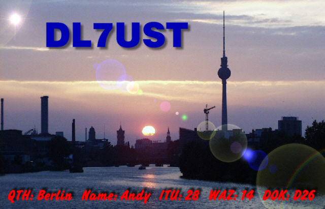 Meine QSL-Karte.