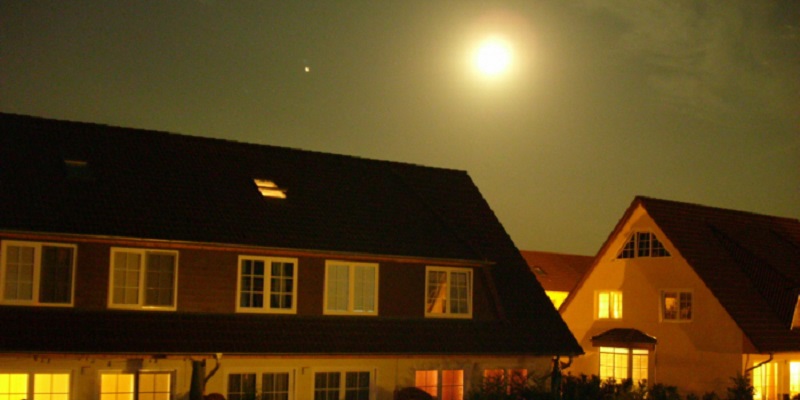 Bei Vollmond ergeben sich wunderschöne Lichtspiele.